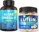 Sugar Free Lutein 20 mg 40 mg +Vegan Omega 3 DHA EPA