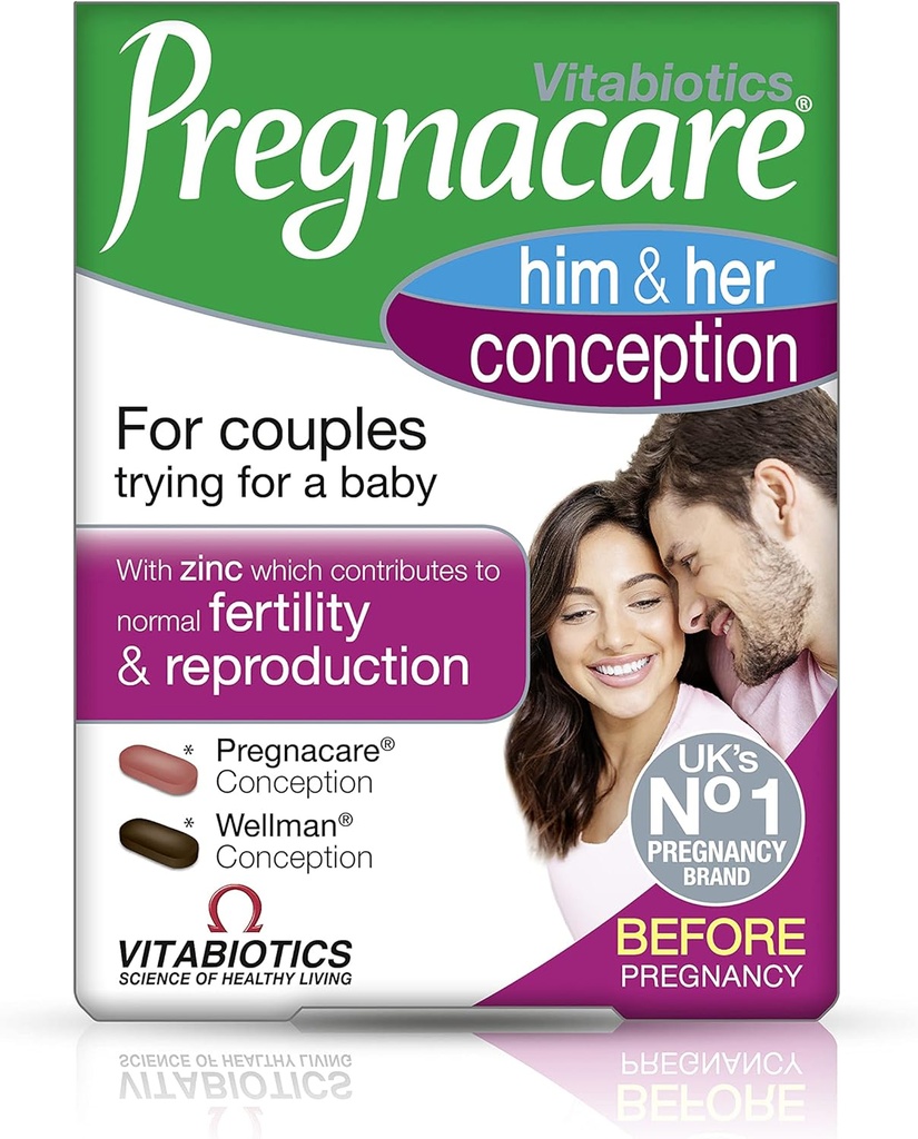 Vitabiyotikler - Pregnacare - His & Her Conception - 2x30 Tabletler