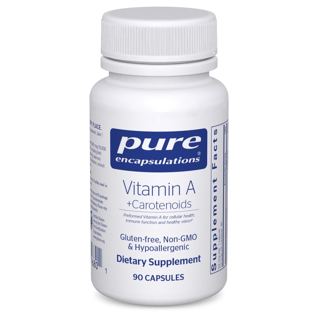 Saf Encapsulations A + Carotenoids (Lutein, Zeaxanthin ve Astaxanthin) | Hipoallergen Diyet Tamam | 90 Capsules