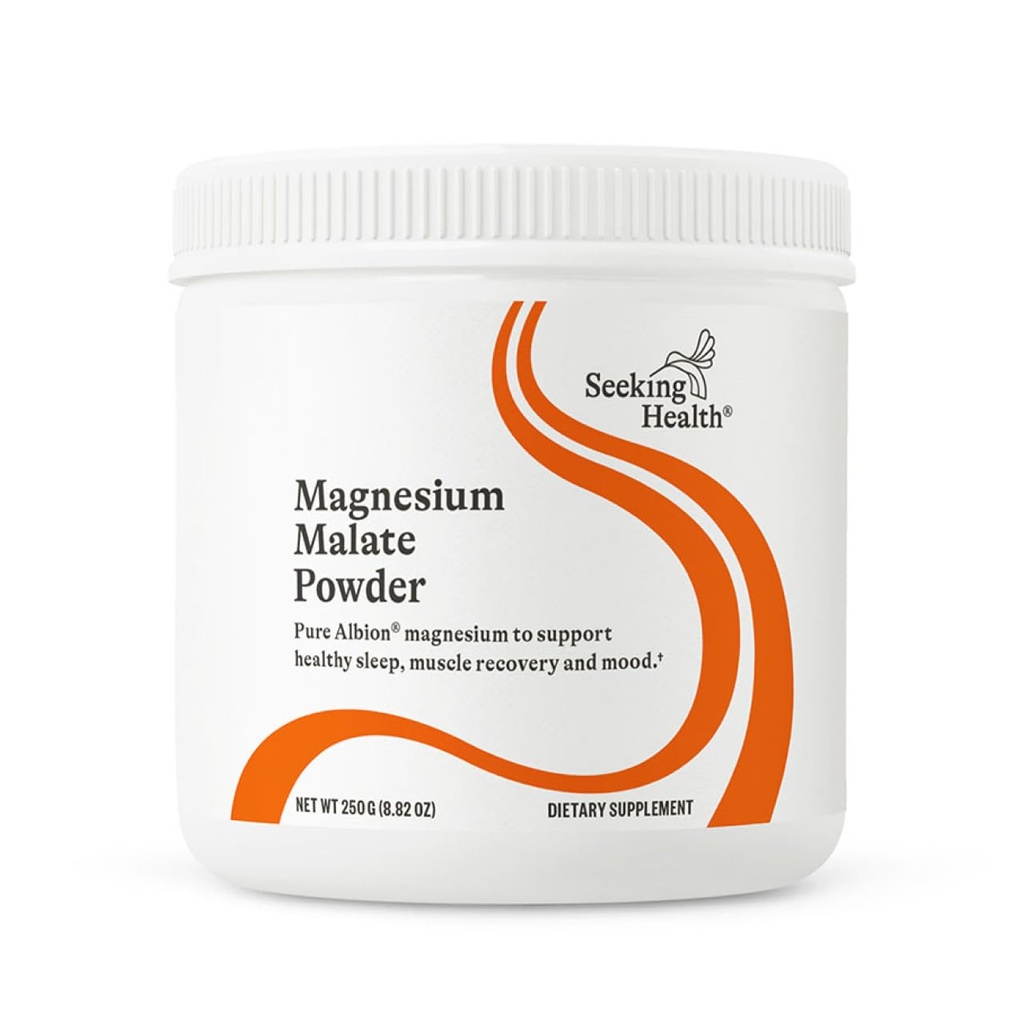 Sağlık Magnezyum Malate Tozunu Görmek - Mineral Tamam Destekleri Bone Health & Muscle Health - Dimagnesium Malate ile Formula - 500 mg, 100 Hizmet
