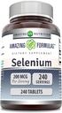 Amazing Formulas Selenium 200 Mcg | Tabletler Tamam | Non-GMO | Gluten-Free | Made in USA (1 Pack | 240 Count)