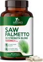 Πριόνι Palmetto για άνδρες 1000MG - 3X δύναμη συμπλήρωμα υγείας Prostate - συμπλήρωμα εκχυλίσματος βοτάνων - συμπληρώματα Prostate για την υποστήριξη της υγείας των ανδρών, ούρα προστάτης & υποστήριξη της υγείας των μαλλιών - 60 κάψουλες