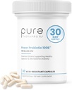 Saf Therapro Rx Power Probiyotik 100B | 30 Asit Dayanıklı Kapsüller - 1 Ay Supply | 4 Proven Strains 100 Milyar CFU | Flora Balance & Digestion | NO Refrigeration Required | Non-GMO | Zero Fillers