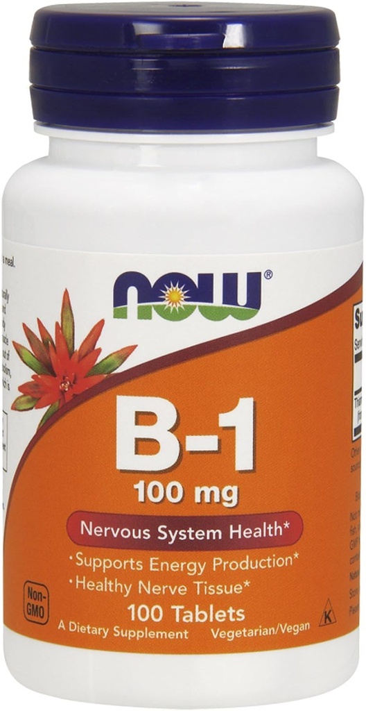 Şimdiye kadar B Vitamin-1 (histamin) 100 mg, 100 Tablet (Görünen 5)