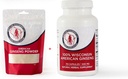Dairyland American Ginseng σκόνη 4 oz και κάψουλες 75 ct πακέτο του Wisconsin Ginseng – Απευθείας από τον αγρότη στον καταναλωτή 西洋参