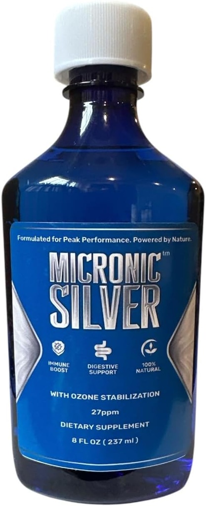 Micronic Silver Diyetary Supplement 8oz 27ppm