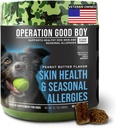 O.G.B. Good Boy - SRE: Skin/Coat/Allergy Supplement for Pets - 90 Count Soft Chews - 12.7 oz - Made Natural Materialss - Gazi Owned