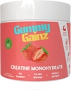 Kretine Monohidrat Gummies Muscle Strength Builder, Erkekler ve Kadınlar için 5000 mg Enerji Pre-Workout Chewables Supplement 128ct (Regular, Strawberry)