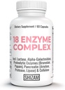 IBS Postbiyotiks Digestive Enzyme-s w Lactose Alfa-Galactosidase Pancreatic Amylase Lipase Pro Cellulase Bromelain Papain | Capsules Pills | Diarrhea Constipation Bloating Relief Supplement-s