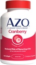 AZO Cranberry Supplement, Tempd Whole Fruit Cranberry Toz ile Temizliğe yardım etmek ve Urinary Tract*, Sugar Free Cranberry Pills, Non-GMO, 100 Softgels