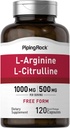 Piping Rock L-αργινίνη L-Citrulline Συμπλήρωμα 