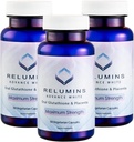 Gelişmiş Beyaz Glutathione Capsules - Max Strength Parlaking Supplement with ALA, Placenta, Rose HIPS & Vitamin C - Fights Oxidative Stress, Supports Collagen & Made in USA - 3 Şişes