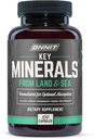 Onnit Key Minerals: Kalsiyum, Magnezyum Molybdenum ve Iodine Supplement (120ct)