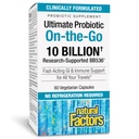 Doğal Faktörler, TravelBiotic, Supports Colon ve Immune Health, Raf Stable Probiyotik Supplement, 10 Milyar CFU, Vegan, 60 Capsules (60 hizmet)