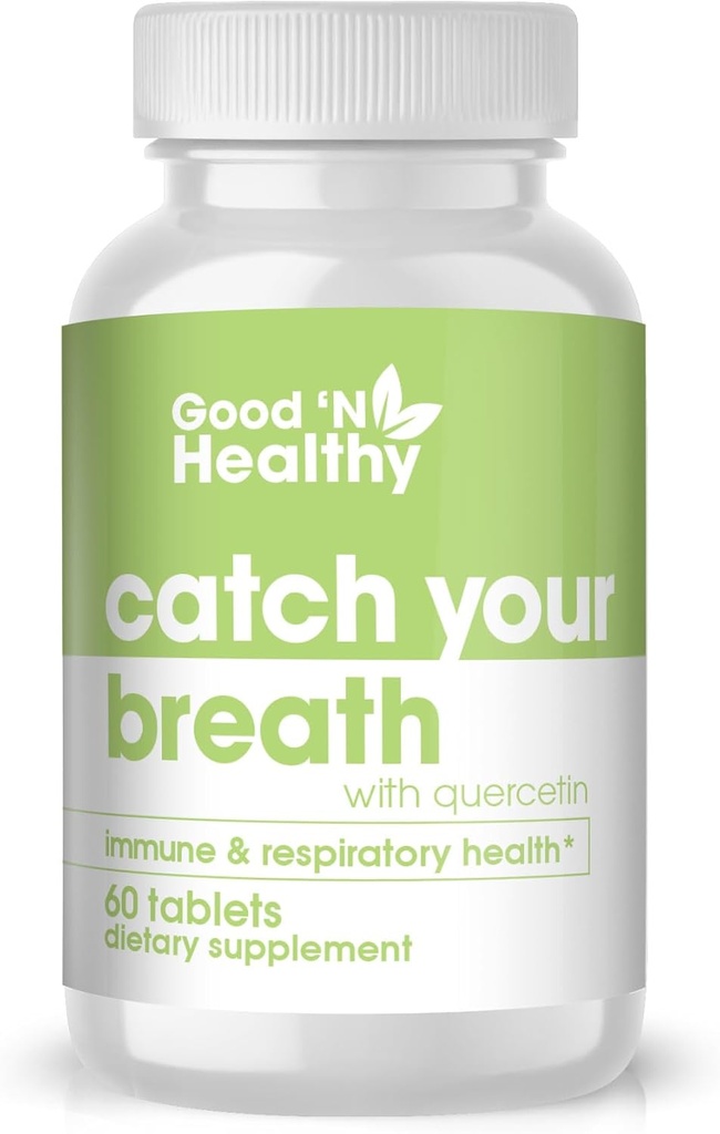 İyi ‘N Sağlıklı Quercetin Nefesinizi Bitki bazlı Quercetin Supplement ile Getirdi Immune ve Respiratory Health, 60 Tabletler