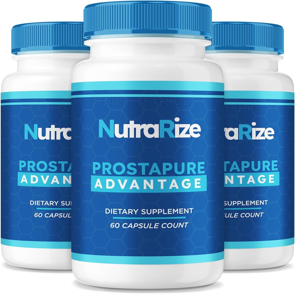 (3 Pack) Prostapure Κάψουλες, Prostapure Συμπλήρωμα Πλεονεκτήματος Prostate, Επίσημη All-Natural Advanced Formula, Χάπια Μέγιστης Δύναμης για να υποστηρίξει τη συνολική υγεία, Prosta Pure Κριτικές (180 Κάψουλες)