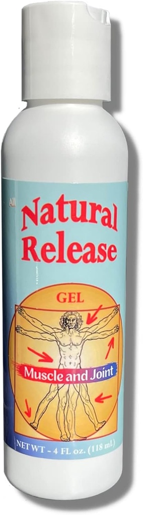 Doğal Yayın Kas ve İnsan için Ortak Gel - Sore Geri Yardım, Dizler, HIPS, Kas Stres, Gece Cramps, Aches, Strains, Discomfort - Fast Acting, Menthol Free (4 oz)
