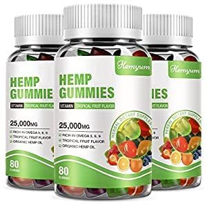 Uyku için Gummies, Ağrı, Endişeli Yüksek Potency Edible Gummies Ekstra Güçlü Organik Hemp Petrol Ekstra Vegan Ayı Gummy (2 Packs)