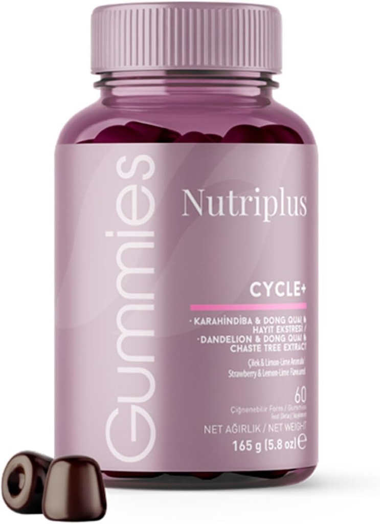 FARMASi Nutriplus Diyetary Supplement, Jelly Vitaminleri, 60 adet - Multivitamin Desteği, Boosts Immunity, Promosyonlar, Günlük Tamam, Mineraller, Sağlıklı Büyüme (1 Kont, Strawberry, Lime)