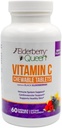 Elderberry Queen Chewable Vitamin C 500mg - Ανοσοποιητική ενίσχυση & αντιοξειδωτικά δισκία υποστήριξης με βιταμίνη Α, Ε & Βιολογική εχινάκεια, Πρεσβύτερα φρούτα, Acerola - Φυσικό συμπλήρωμα διατροφής, 60 Count