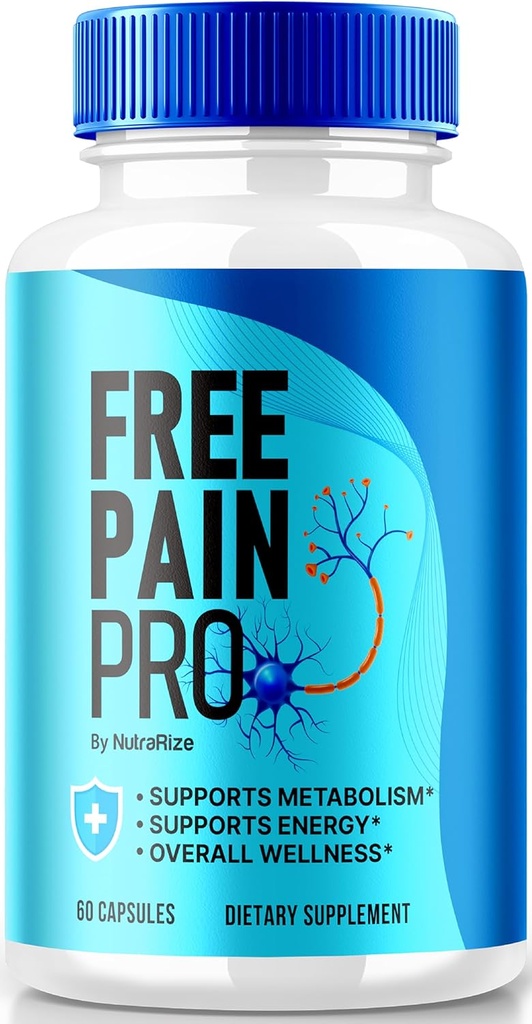 NutraRize Free Pain Pro Capsules, Resmi Mitsubishi Formula for Fit and Health Body, All Natural Supplement to Support General Wellness, Premium FreePainPro Pills Review (60 Capsules)