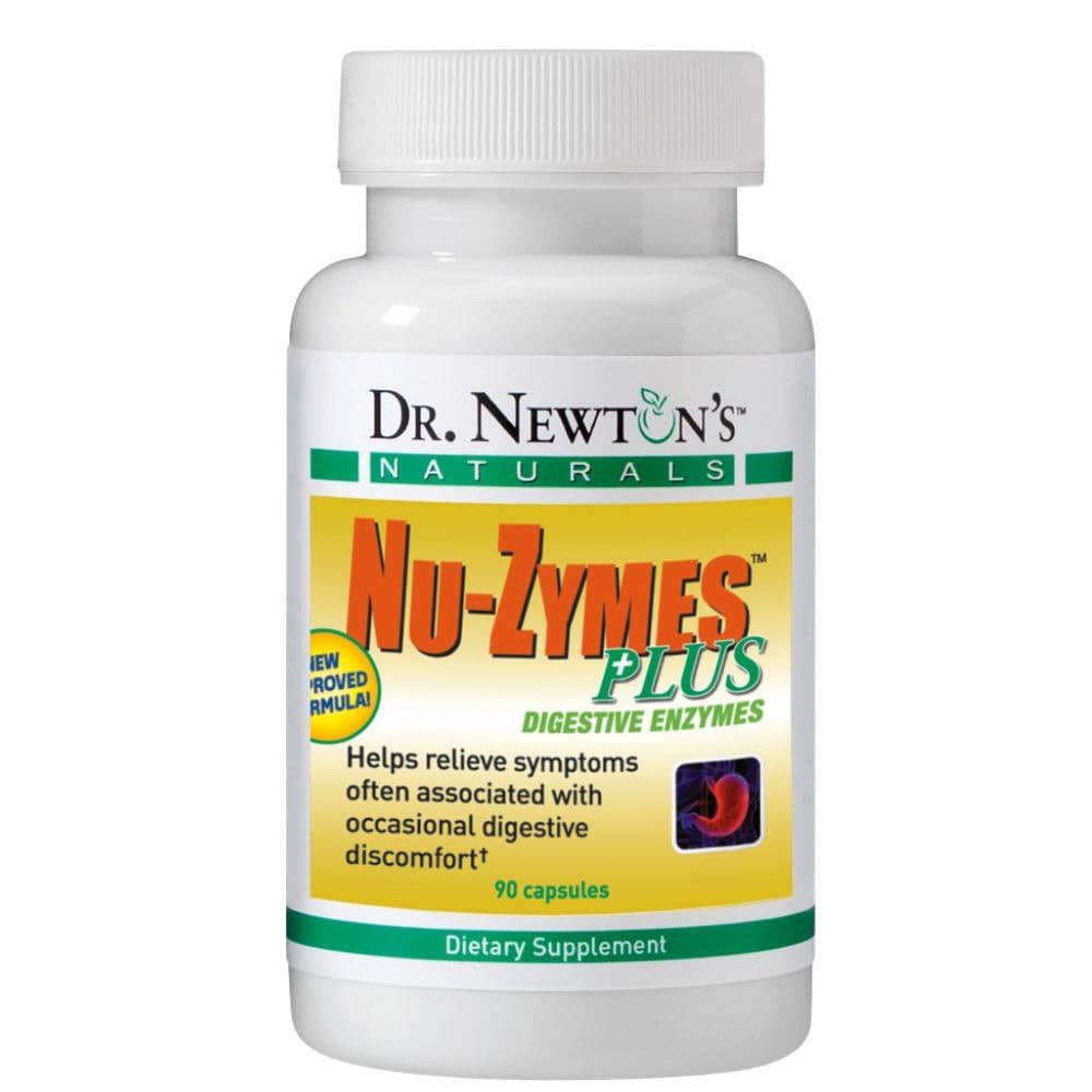 Dr. Newton's Naturals Nu-Zymes Plus Digestive Enzymes 90 Κάψουλες χορτοφάγων