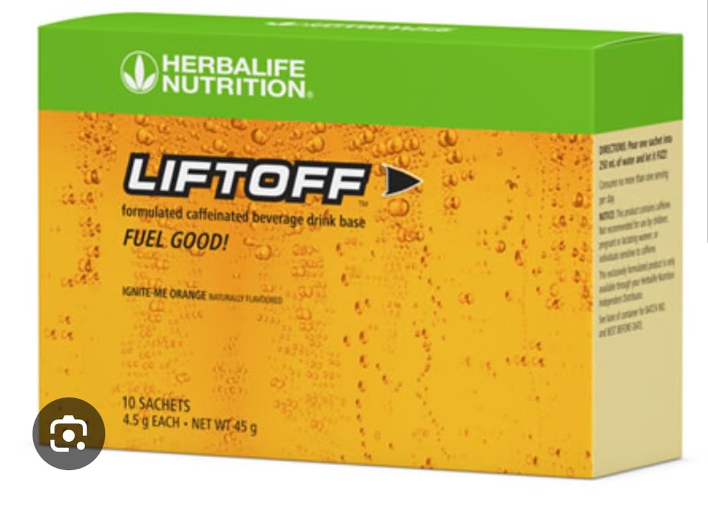 Herbalife Nutrition LIFTOFF Energy Stick Packs -Lemon-Lime Blast - Energy'nin Doğal Boost, Clears Minds, improves Concentration, 30 Count (30 Packs), Green Lemon-Lime Blast