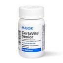 MAJOR CertaVite Senior Multivitamin with Antioksis – Multivitamin for Women and Men with Beta-Carotene, Iron, Vitamin C & E - Supports Immunity, Energy & Vision – 60 Tabletler