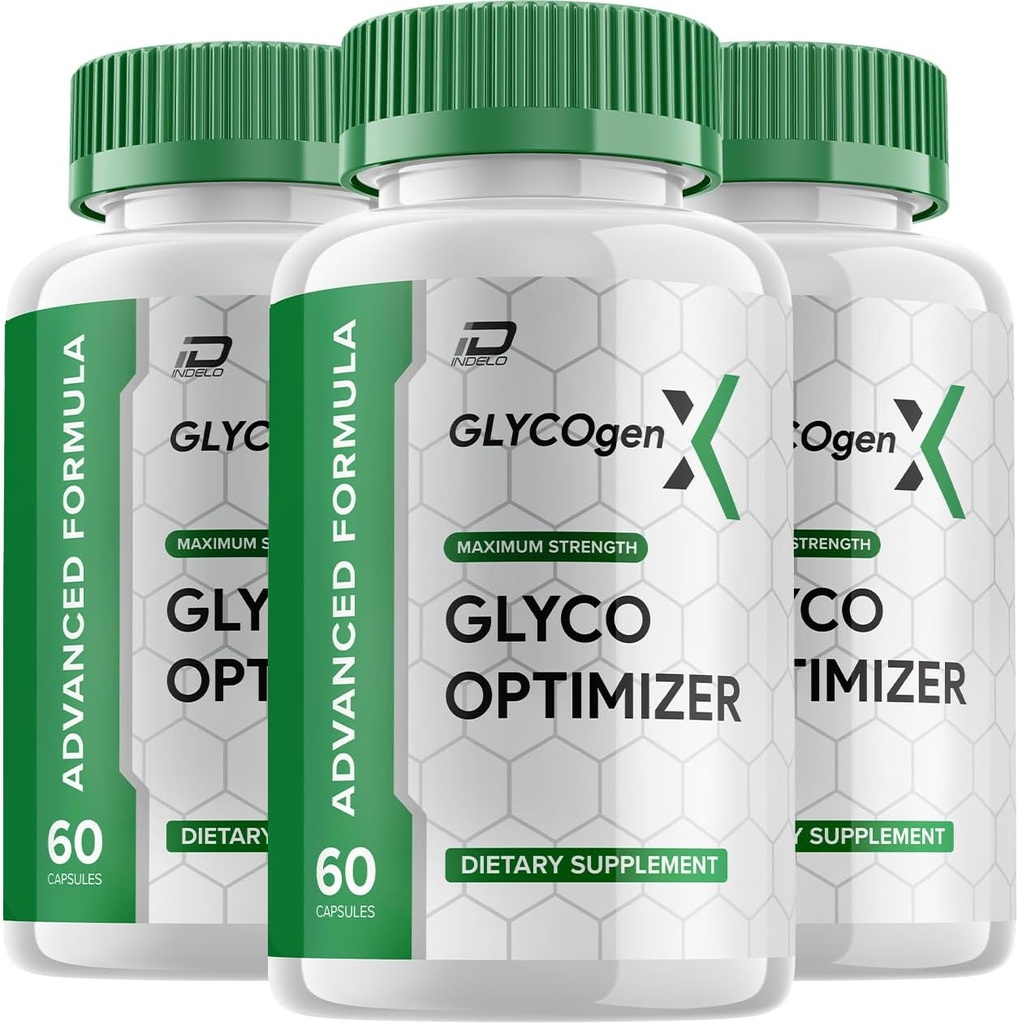 GlycogenX Glyco Optimizer Capsules Supplement - GlycogenX Optimizer Advanced Formula, Glycogen X Supplement, GlycogenX Branson Yorumlar, maksimum Güçlü Glycogen Supplement (3 Paket - 180 Capsules)