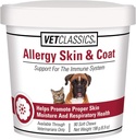 Vet Classics Alerji Skin & Coat Support Pet Supplement for Dogs & Cats – Pet Health Supplement for Cat Skin Moisture, Dog Allergies, Pet Respiratory Health – Antioksis – Soft Chews 90 Ct.