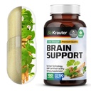 BIO KRAUTER Beyin Desteği Tamam - 100 Kont - 1300 mg Ashwagandha, Panax Ginseng ve Ginkgo Biloba - Vegan, No Fillers