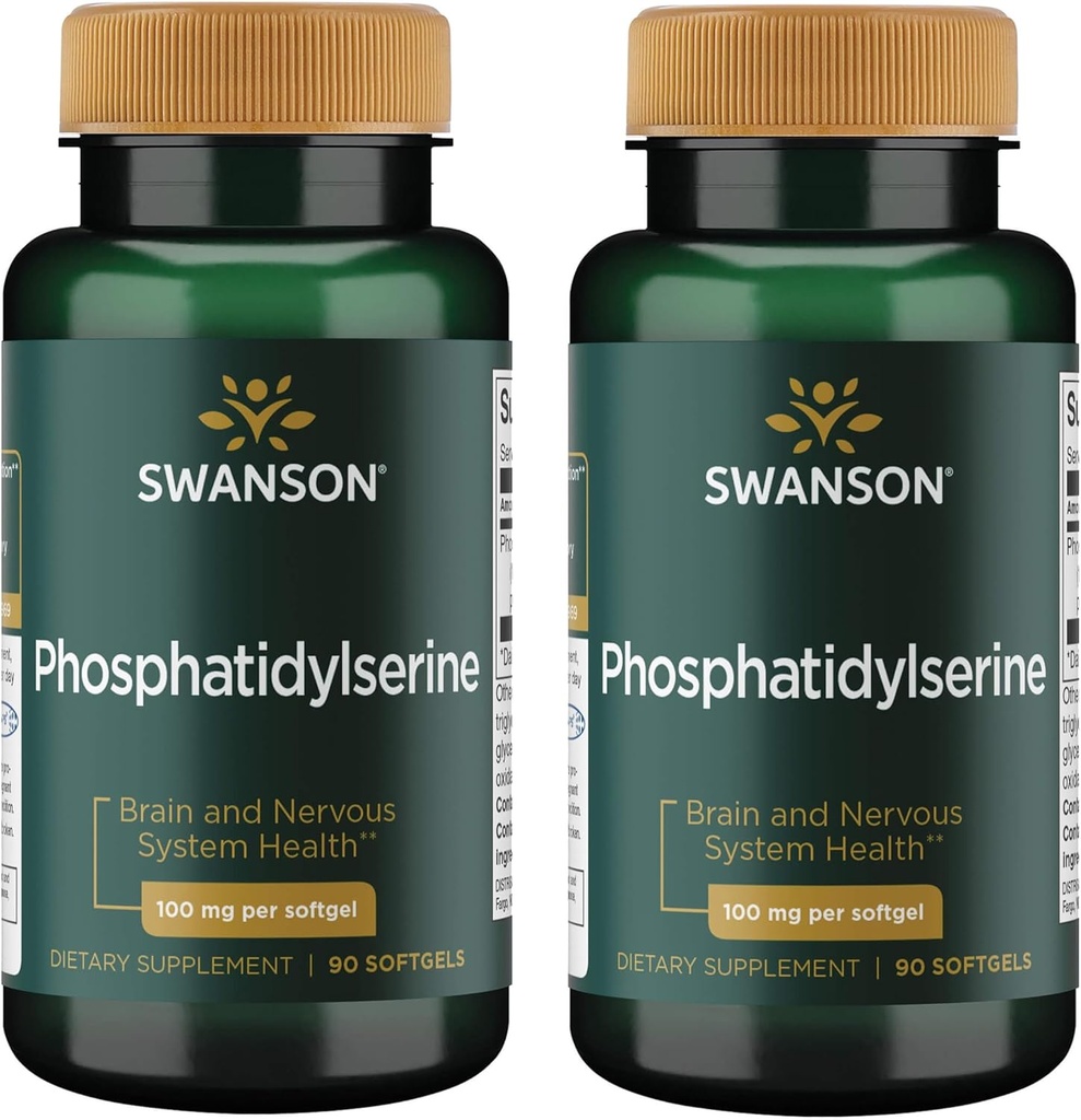 Swanson Phosphatidylserine 100 mg 90 Sgels (2 Συσκευασία)