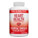 Kalp Sağlığı Temel Omega 3 Balık Yağı E Vitamini - Yüksek Potency Omega 3 Fish Oil Supplement with EPA & DHA - Sardines & Anchovies - Non-GMO, Gluten Free - 60 Servisler