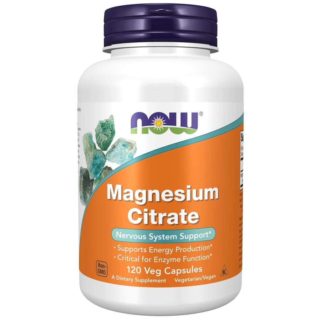 Şimdi Tamamlar, Magnezyum Citrate, Enzyme Function*, Nervous System Support*, 120 Veg Capsules