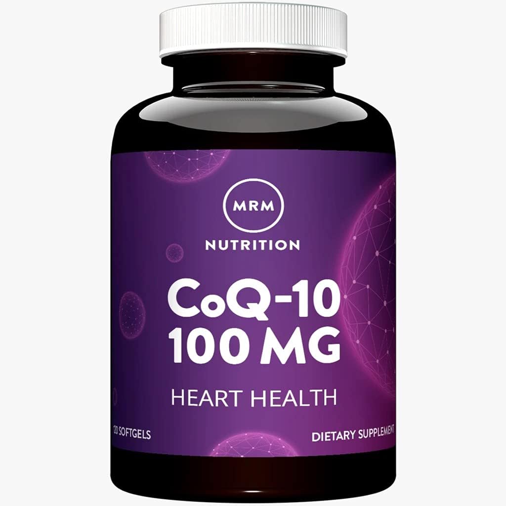 MRM Beslenme COQ-10 100 mg | Doğal kaynaklar | Kalp Sağlığı | Antiodidant | Gelişmiş Biyoavailability | Gluten-Free | 120 Hizmet