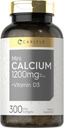 Carlyleelli 1200 mg D3 | 300 Softgels | Non-GMO ve Gluten Ücretsiz Supplement
