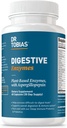 Dr. Tobias, Amylase, Bromelain, Lipase, Lactase, Protease, Papain & More, Digestion Supplement with 18 Enzymes for Digestion and Gut Health, 60 Capsules, 30 Servisler