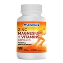 MgSport çinko Magnezyum Supplement with Vitamins B6, B9, High Abhidro Magnezyum Kombine Support, Muscle Recovery, EZ-MG Easy on Stomach, 120 Capsules