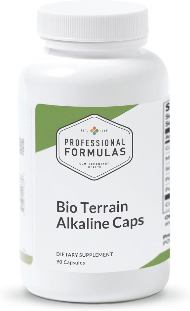Profesyonel Formulas Bio Terrainrichne Caps – pH Dengesini Destekler, Elektrolyte Replenishment & Cellular alkalinity – tüberküloz, Magnezyum, Pyum & Citrik Asit – 90 Capsules