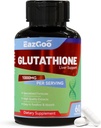 Συμπλήρωμα γλουταθειόνης 1000mg Αντιοξειδωτικό συμπλήρωμα - Premium Vegan Formula για την υποστήριξη του ανοσοποιητικού, το λαμπερό δέρμα & Detox ήπατος – αλλεργιογόνο, μη GMO, αποτελεσματική ενίσχυση της ευεξίας (60 κάψουλες)