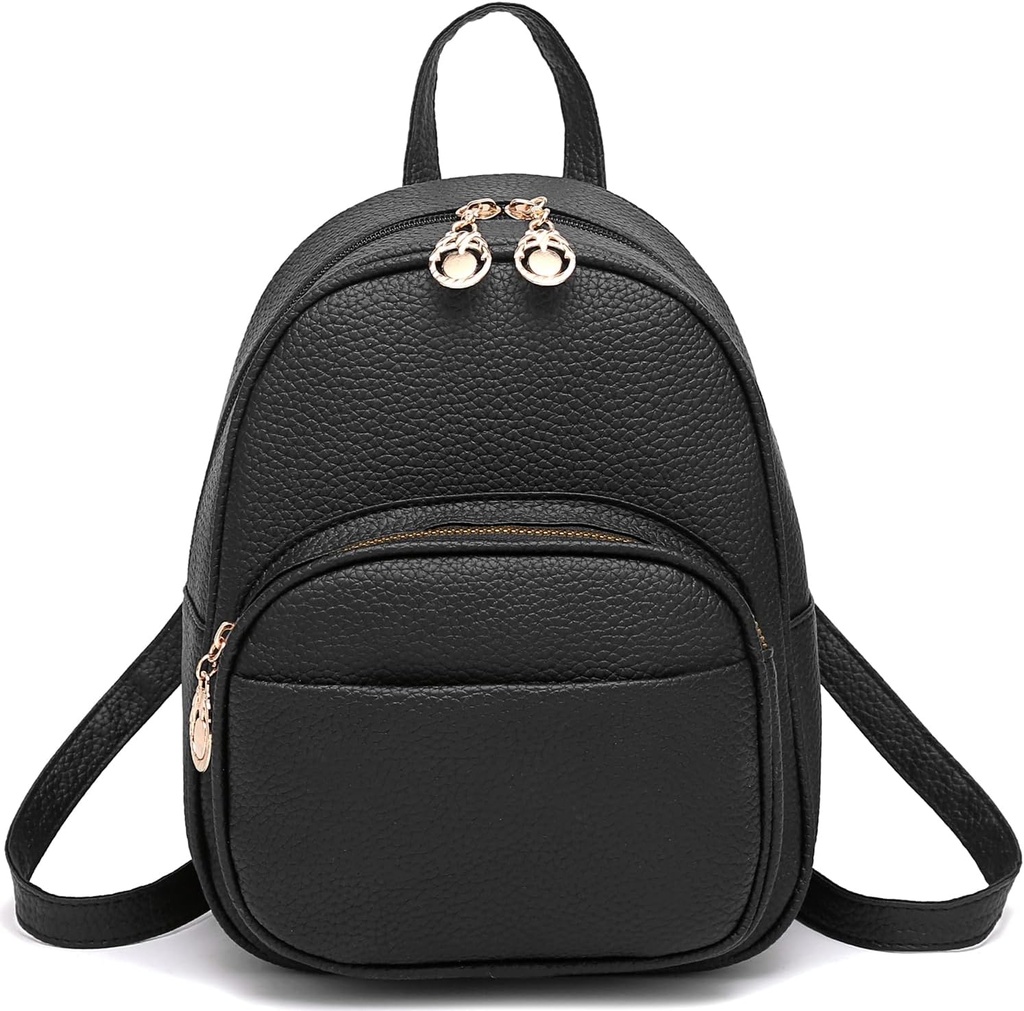 Barsine Mini Backpack για γυναίκες Κορίτσια Δερμάτινες τσάντες Casual Μικρή τσάντα ώμου με τσέπες