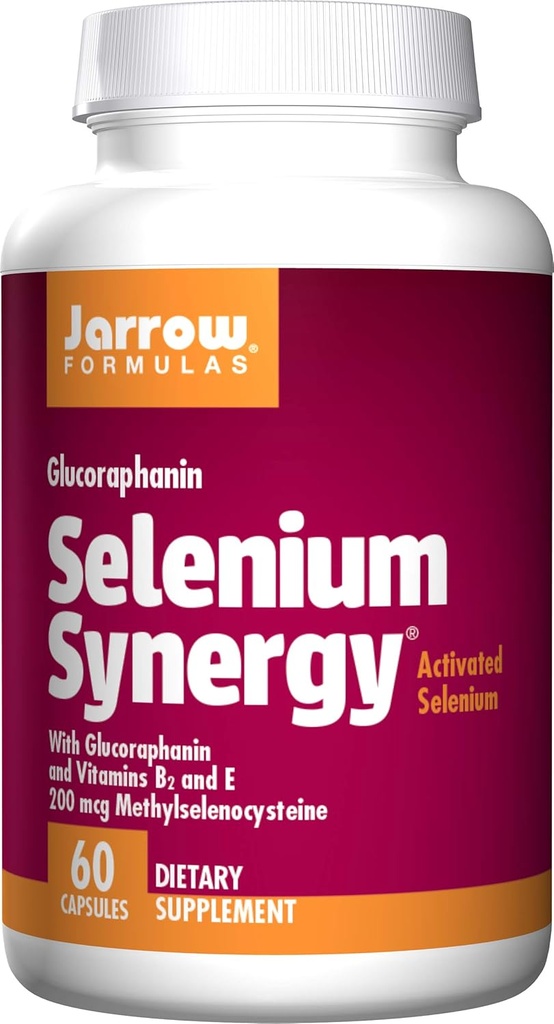 Jarrow Formulas Selenium Synergy, Προωθεί την Αντιοξειδωτική Προστασία Πάλι Ελεύθεροι Ριζοσπάστες, 60 Κάψουλες (Pack of 3)