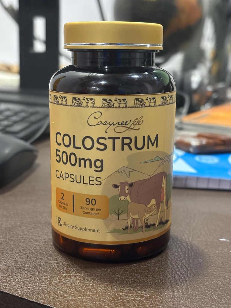 Freeze pet Colostrum Supplement - 180 Capsules |% 40 IgG IMMUNOGLOBINS | 1.200 mg PER | Organik Çimen İlk Sütü