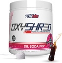 EHP Labs OxyShred Thermogenic Fat Burner - Pre-Workout Powder with L-Glutamine, Acetyl L-Carnitine, Μεταβολισμός Booster, απώλεια βάρους, Ορεκτικό Ελέγχου, Ενεργειακό Ποτό, Δρ Soda Pop, 60 Υπηρεσίες