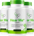 (3 Pack) Me + Capsules, Resmi HearMe + Pills, Sağlıklı Bir İşitme için Me Plus Kulak Sağlığı için Premium HearMe Plus, Doğal Kulak Temiz Destek, Duy Me+ Review (180 Capsules)