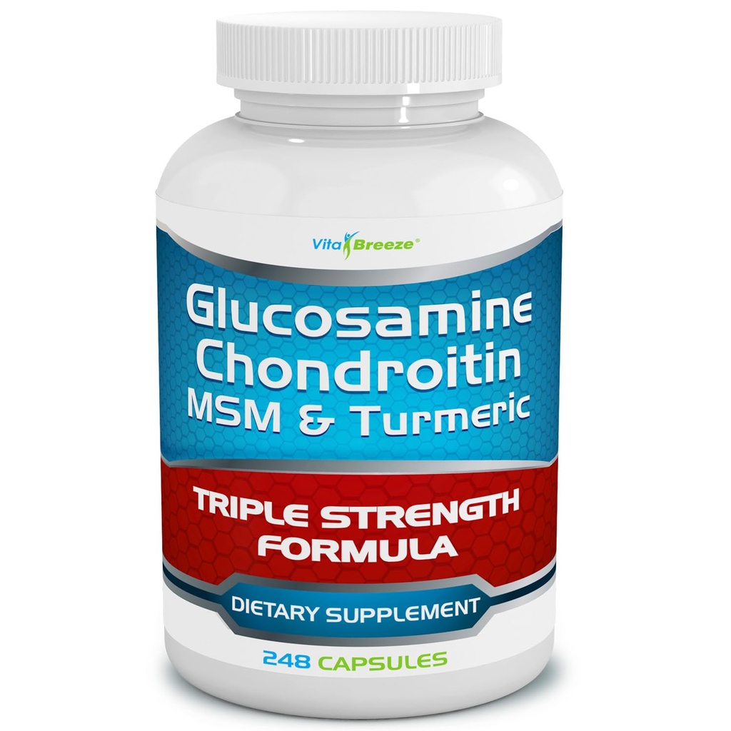 Glucosamine Chondroitin, MSM & Turmeric Diyet Tamam - 248 Capsules