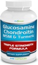 Glucosamine Chondroitin, MSM & Turmeric Diyet Tamam - 248 Capsules