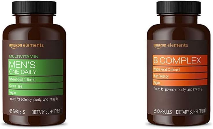 Elements Men's One Daily Multivitamin (65 Tablet) ve Elements B Kompleksi (65 Capsules)