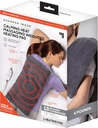 Graming Heat Massaging Kiloed Isıtma Pad by Sharper Image- Kiloed Electric Isıtma Pad with Massaging Titreşimler, 9 Ayarlar- 3 Heat, 6 Masaj- 18 Rahatlama Kombinasyonları, 12" x 24", 4 lbs