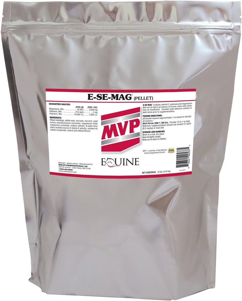 E-Se-Mag (10lb) Muscle Function & Recovery in Horses